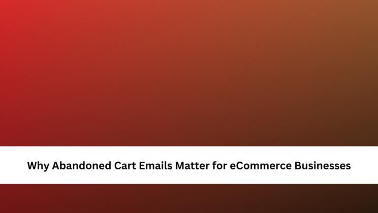 Why Abandoned Cart Emails Matter for eCommerce Businesses