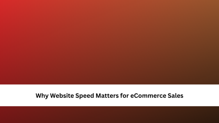 Why Website Speed Matters for eCommerce Sales